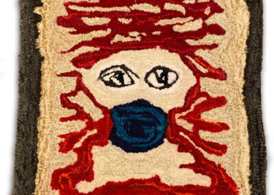 Influencer Influenza Tufted wool yarn rug