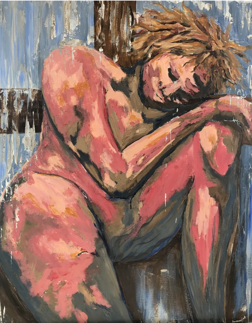 A Painting of "A Mother's Tears" by Lisa Andrews.