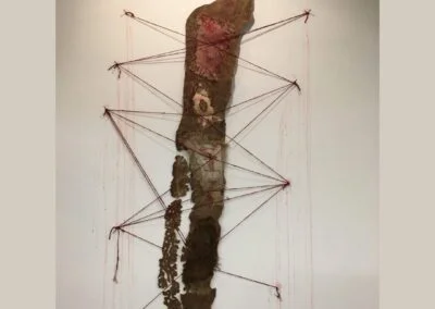 Paulina Fuenzalida-Guzman Chile Not to Forget Them wall sculpture representing
