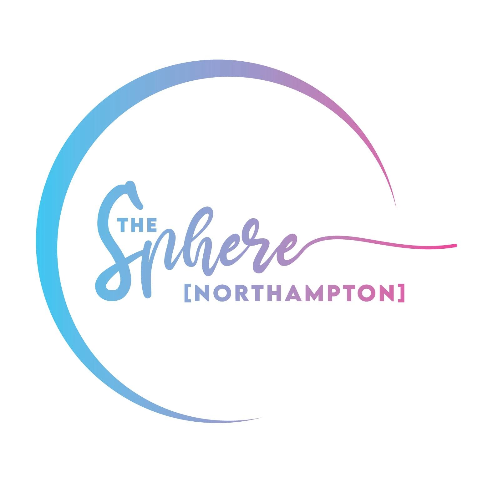 thespherenorthampton logo Institute for the Musical Arts logo in black and white with abstract drawing.